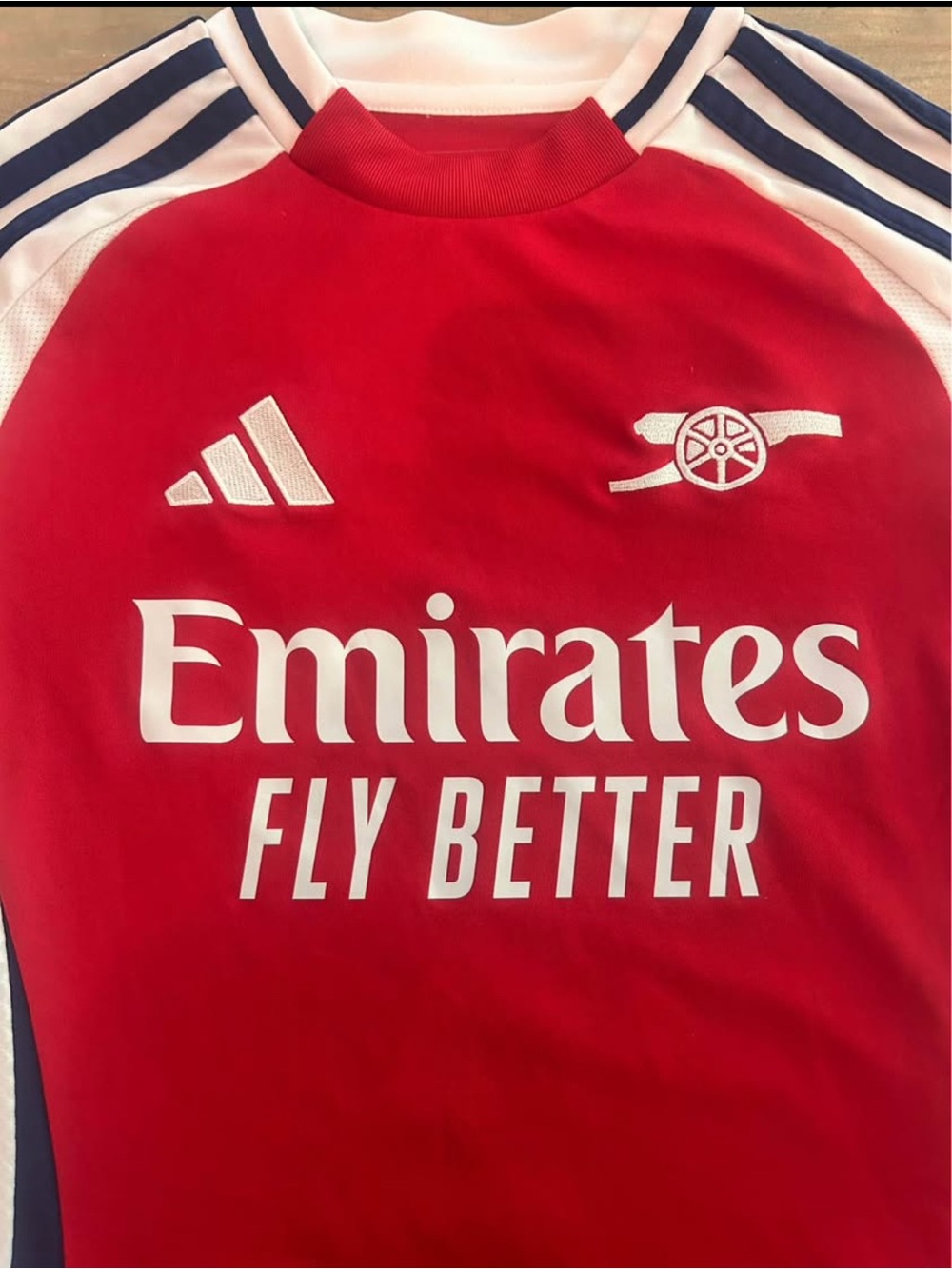 adidas Official Youth 24/25 Arsenal Soccer Jersey size 9/10Y - Picture 2 of 7